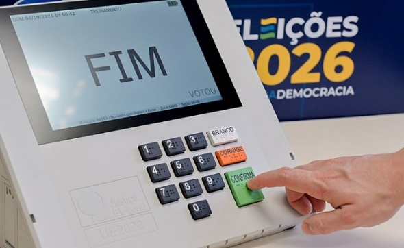Urna Eletrônica. Foto: Divulgação/TRE-SP