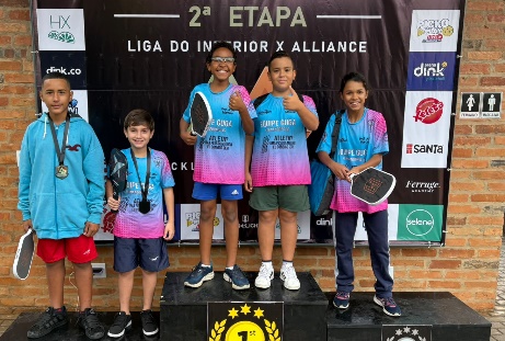 Fernandópolis conquista pódio na Liga Alliance de Pickleball