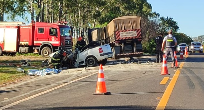 Acidente ocorrido no inicio de julho na Rodovia Percy Waldir Semeghini em Fernandópolis