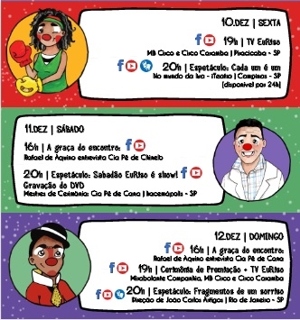 PROGRAMAÇÃO PARA O FIM DE SEMANA