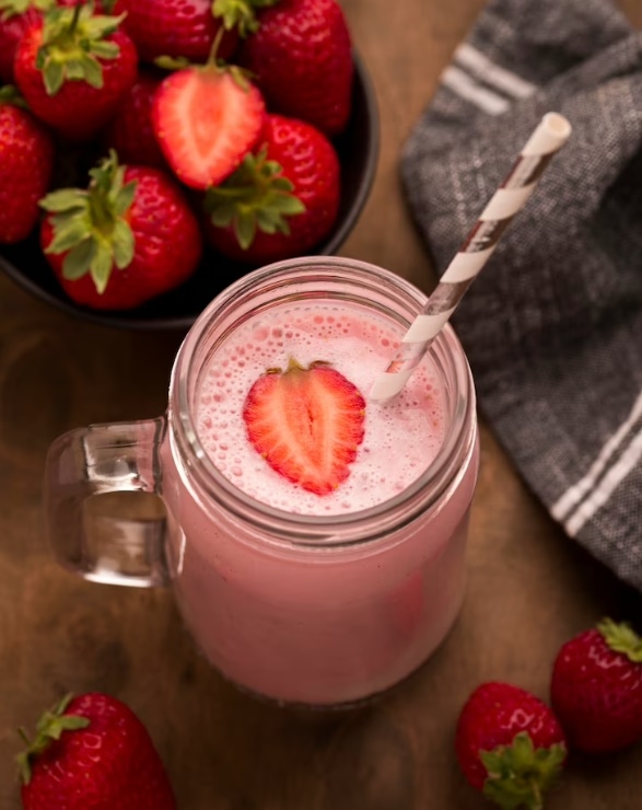 Milkshake de Morango