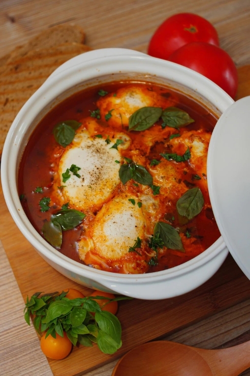 Shakshuka ou Ovos do Purgatório