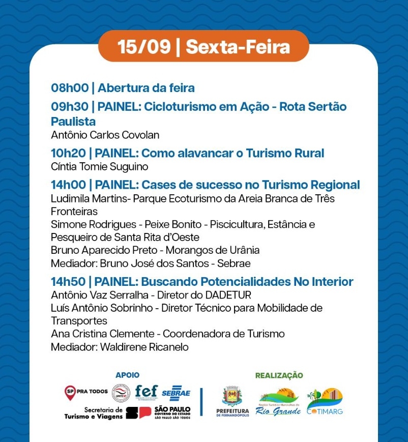 2ª Feira e Congresso de Turismo - Estância Talismã