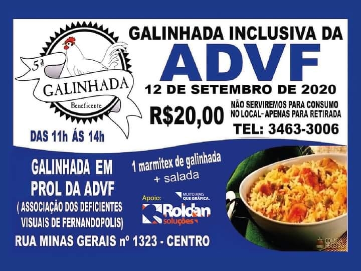 5° GALINHADA BENEFICENTE DA ADVF!