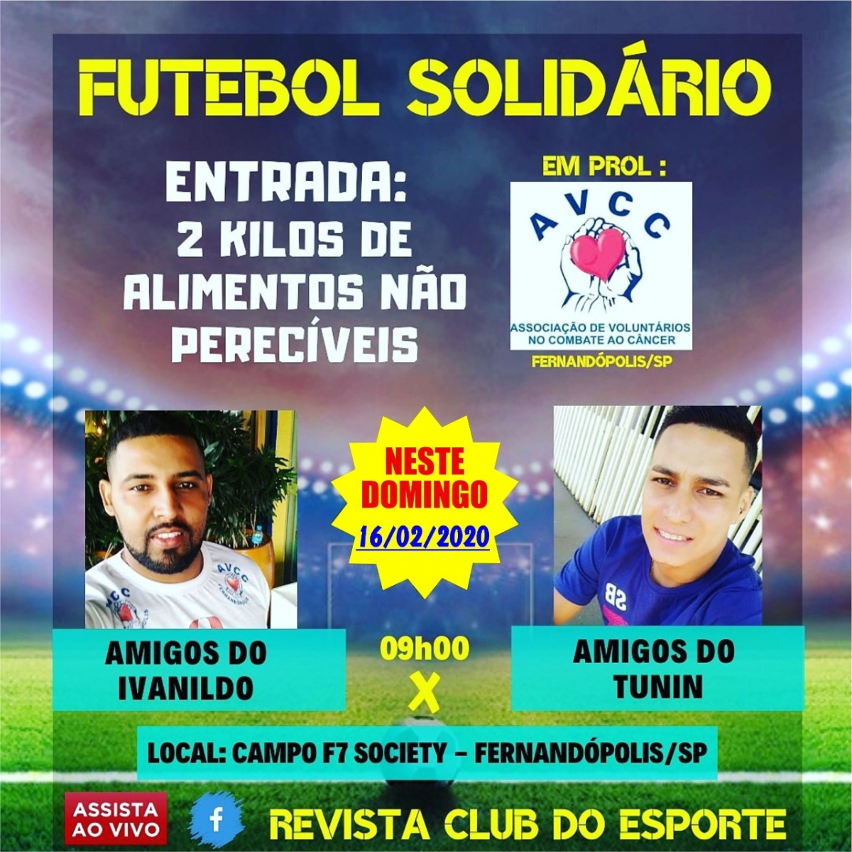 FUTEBOL SOLIDÁRIO
