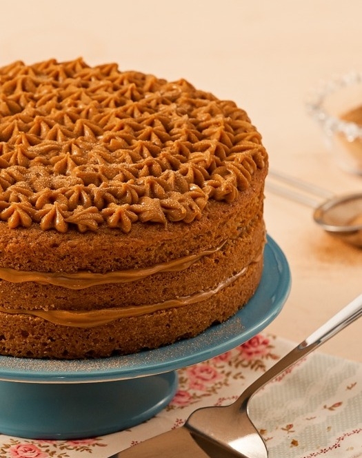 Bolo Churros com Recheio de Doce de Leite