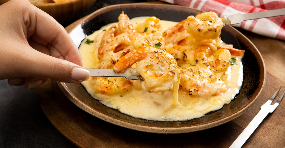 Dip de Camarão com Queijo Emmental