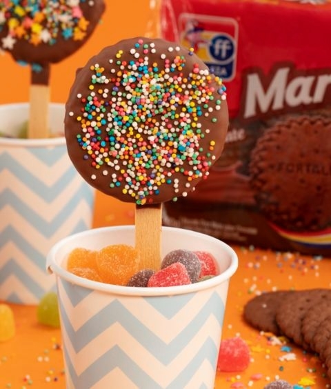 Pirulito de biscoito