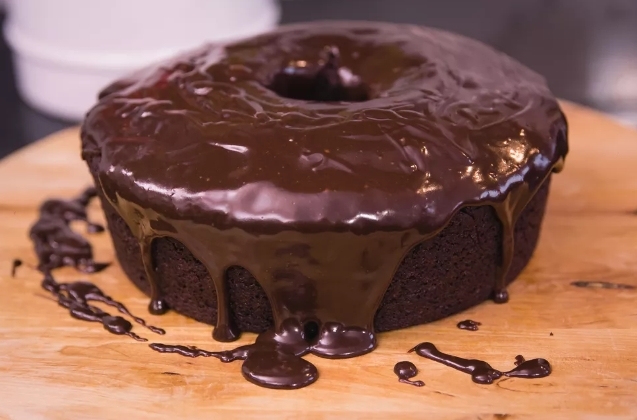 Bolo de chocolate com gengibre