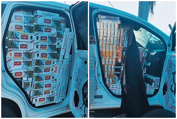 PM descobre entreposto de mercadorias contrabandeadas e prende três pessoas na região
