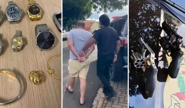 Operação Castelo de Cartas prende suspeito e apreende carros de luxo, armas e R$ 1,75 milhão na região