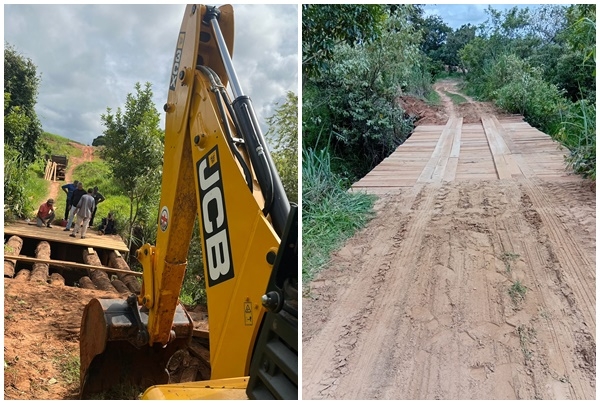 Prefeitura inicia reforma de oito pontes na zona rural