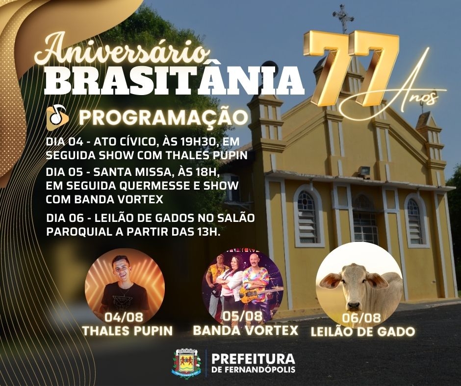 BRASITÂNIA 77 ANOS