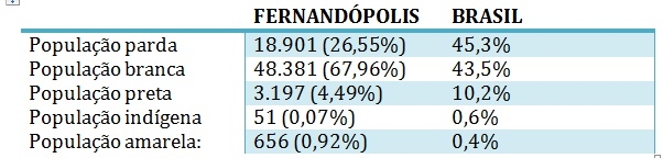 A POPULAÇÃO POR RAÇA OU COR