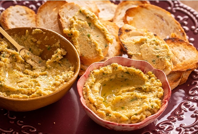 Pasta de Grão-de-Bico com Azeite