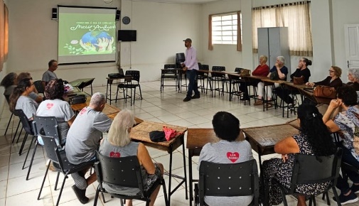 Palestra orienta sobre prevenção de queimadas. Foto: Divulgação