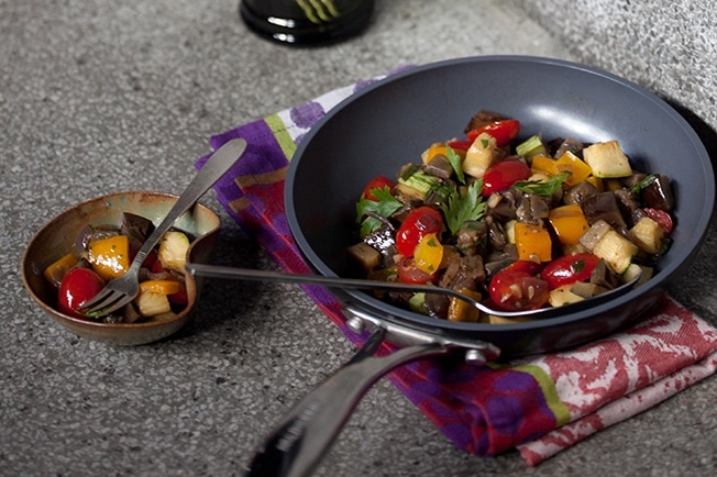 Ratatouille  de  frigideira