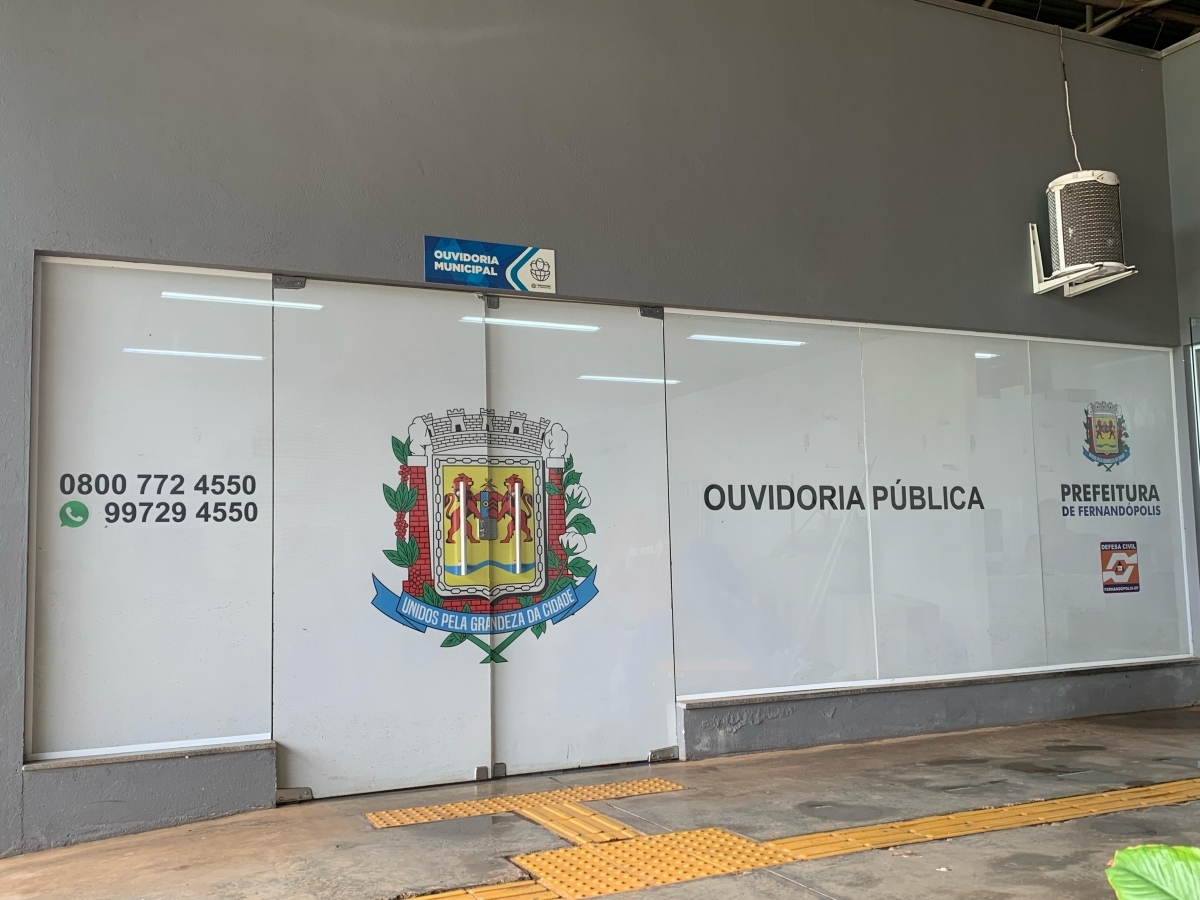 Sistema online da Ouvidoria de Fernandópolis ficará indisponível até dia 23