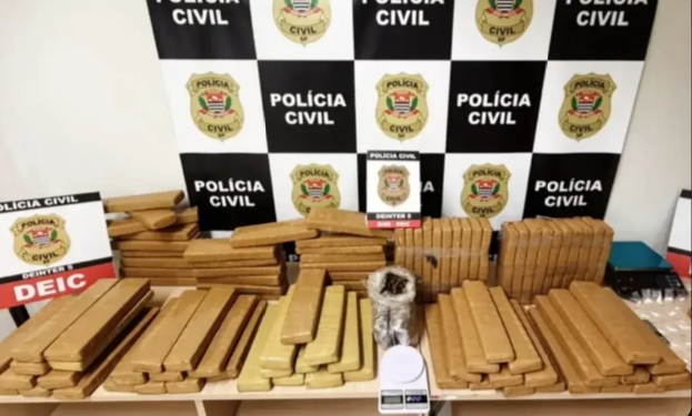 Polícia descobre "casa bomba" que armazenava 120 kg de maconha