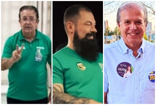 Mota,  Bilynskyj e Edinho, os deputados federais eleitos na região - Foto: Divulgação