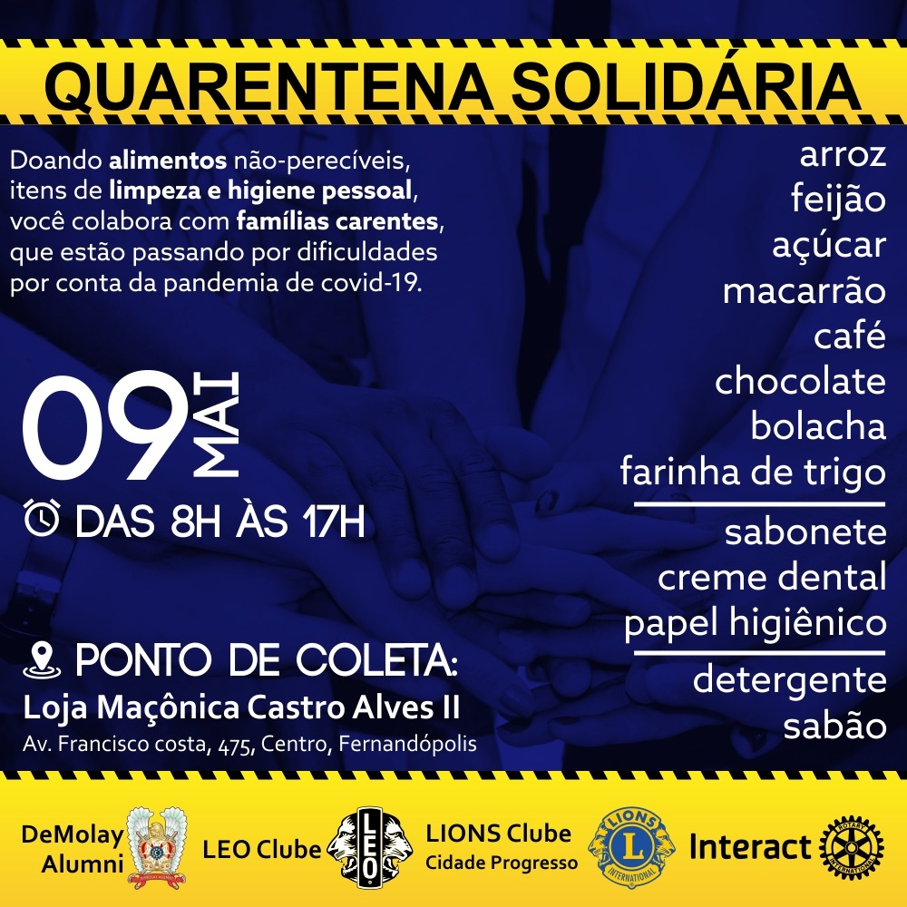 COLABORE COM AS FAMÍLIAS CARENTES