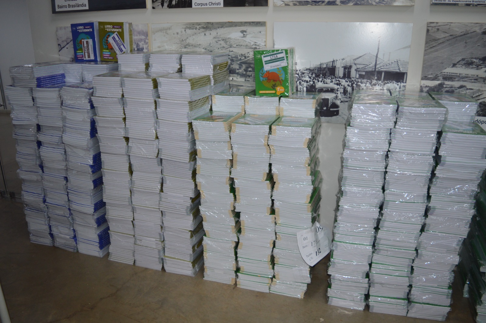 Educação distribui 9,6 mil livros para alunos da rede municipal