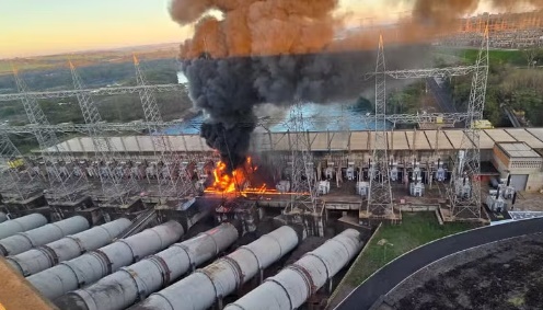 Incêndio atinge usina hidrelétrica na região; geração de energia não é afetada