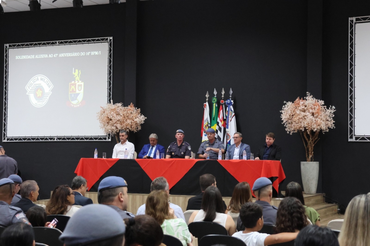 16º Batalhão da Polícia Militar celebra 47 anos de serviços à população