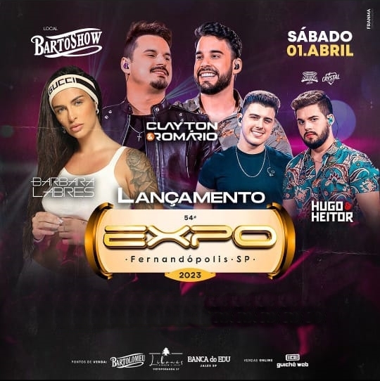 BARTOSHOW (EXPO) - FESTA DE LANÇAMENTO DA EXPO FERNANDÓPOLIS 2023
