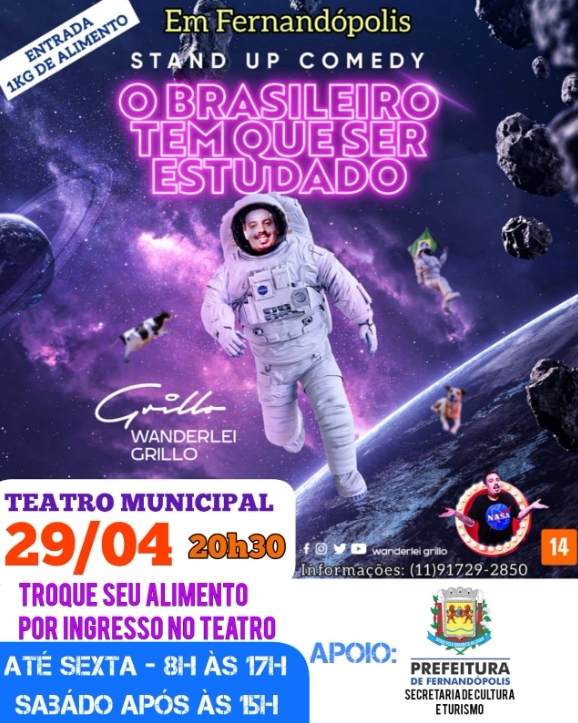 STAND UP COMEDY - TEATRO MUNICIPAL