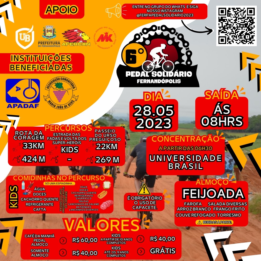 6º PEDAL SOLIDÁRIO