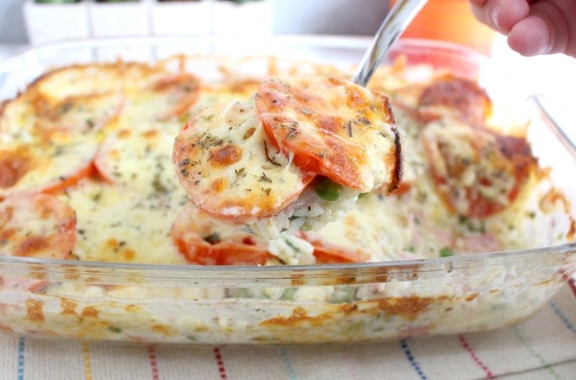 Arroz de forno parisiense