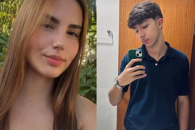 Isadora e Luis, as vítimas fatais do acidente na Percy Semeghini. Foto montagem; TV TEM