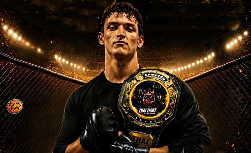Fernandopolense de 18 anos conquista cinturão de MMA no Thai Fight