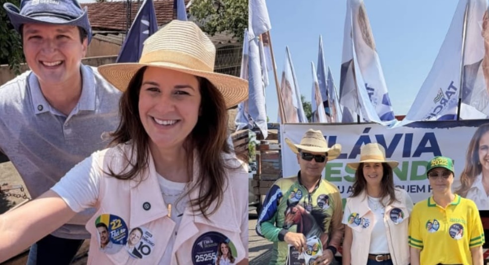 Flávia Resende participa de carreata em Monte Aprazível com apoio de lideranças locais