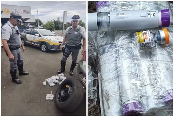 Polícia Rodoviária apreende canetas emagrecedoras ilegais na região